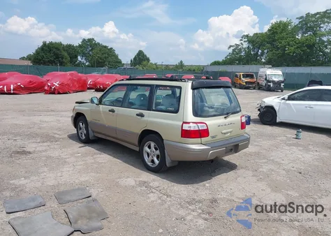 2002 Subaru Forester S из США, поврежденный, VIN JF1SF65572H758717